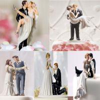 【YF】 The of Bride and Groom Couple Figurine wedding cake topper for decoration
