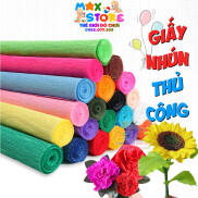 Cuộn Giấy Nhún Giấy Nhăn Giấy Làm Hoa Gói Hoa Kích Thước 50x250cm