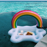 Inflatable Party Bucket Cup Holder Floating Party Beverage Coasters Boats Phone Stand Holder Beer Cooler Table Bar Tray