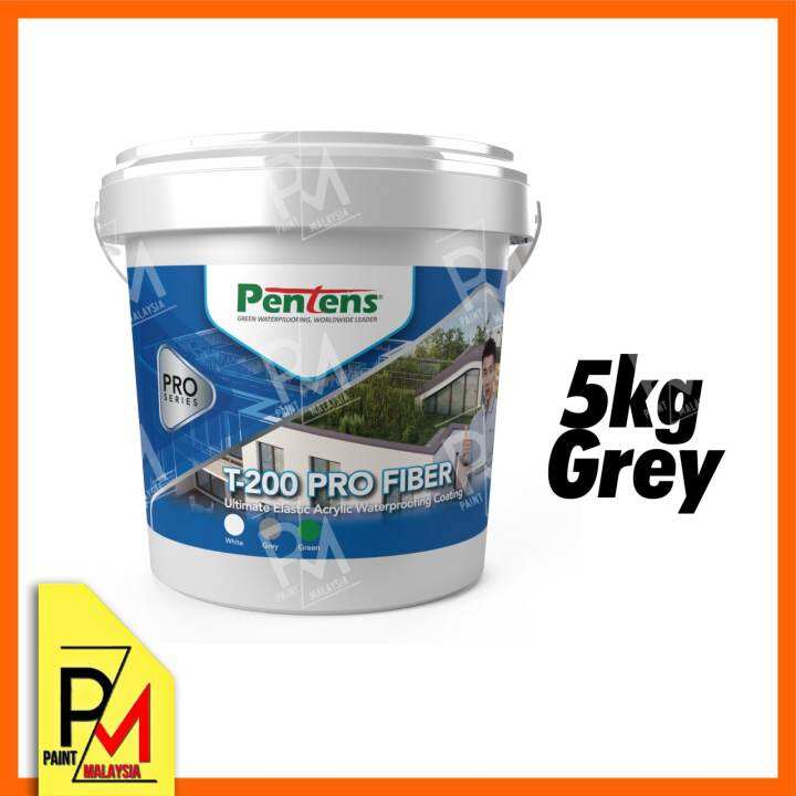 PENTENS T200 Pro Fiber 5KG Ultimate Elastic Acrylic Waterproofing