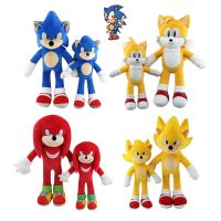 【hot】 25cm Super The Hedgehog Soft Stuffed Kawaii Cartoon Prower Cushion Puppet Children