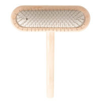 Chris Christensen Dog Brush, 16 mm,T-Brushes, Groom Like a Professional, Stainless Steel Pins, Lightweight Beech Wood Body , Ground and Polished Tips, Fight Fatigue and Stress Injuries T-Brush Standard