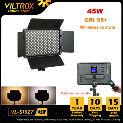 Viltrox VL-S192T 45วัตต์ไร้สายระยะไกลนำแสงวิดีโอสองสี Dimmable ระยะไกลแผงไฟ LED แผงแสงสำหรับกล้องถ่ายภาพสตูดิโอ YouTube วิดีโอ