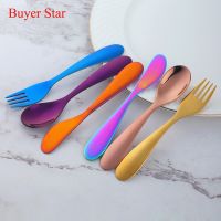 【CW】 Luxury Kids Cutlery Set knife for Children flatware set tableware utensil customized logo