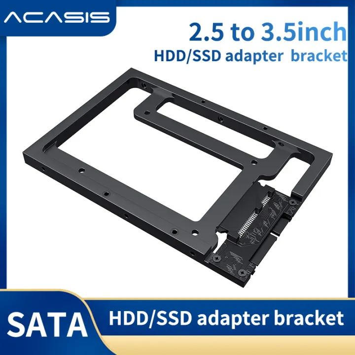 Acasis Ssd Bracket Hard Disk Bracket Size 2 5 To Size 3 5 Ssd Hdd Holder Metal Mounting Adapter Bracket For Desktop Or Serve Lazada Singapore