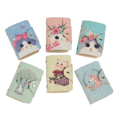 Korean Version of The Cartoon Doka Large-capacity Business Card Holder Can Put 20 Card Packs