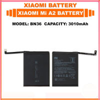 ต้นฉบับ Xiaomi Mi A2  แบตเตอรี่ รุ่น BN36  3010mAh...