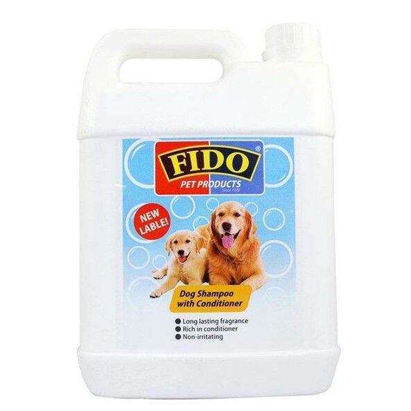 FIDO Dog Shampoo (5000 ml) 5L with CONDITIONER Lazada
