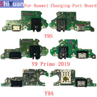 Original USB Charging Dock Port Connector Board Flex Cable For Y9S Y9A Y9 Prime 2019 Replacement Parts