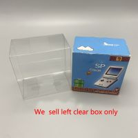 【lz】┇  Caixa transparente clara para gba sp japão ue edição exibir plástico pet protector caixa de armazenamento