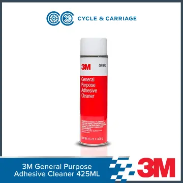 3M General Purpose Adhesive Cleaner, 08987, Removes Adhesive Residue,  Gentle On Paint/Vinyl/Fabric, 15 fl oz