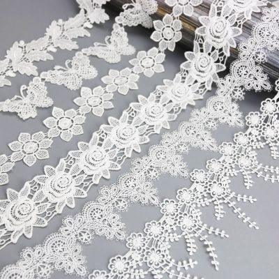 (1 yards/lot) white lace patchwork ribbon sewing garment accessories