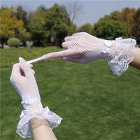 Uv-proof Driving Gloves JK Mesh Fishnet Fashion Hand