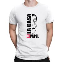 Men Funny T Shirt Cool Design La Casa De Papel Tshirt Money Heist Tees Tv Series House Of Paper Tshirt Gildan Spot 100%
