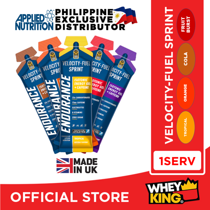 Applied Nutrition VelocityFuel Sprint. Energy Gels 1serv.CYCLING