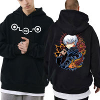 Anime Jujutsu Kaisen Double Sided Print Hoodie Men Women Vintage Oversized Loose Hoodie Tops Male Inumaki Toge Hooded Sweatshirt Size Xxs-4Xl