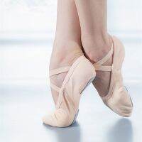 【Love ballet】 EU24 46รองเท้าแตะที่มีคุณภาพระดับมืออาชีพผ้าใบนุ่มแต่เพียงผู้เดียวท้องโยคะยิมรองเท้าเต้นรำบัลเล่ต์สาวผู้หญิงผู้ชายระบำ