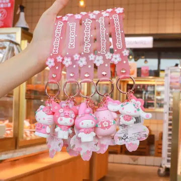 Kawaii Hello Kitty Sanrio Cinnamoroll Leather With Pendant Phone