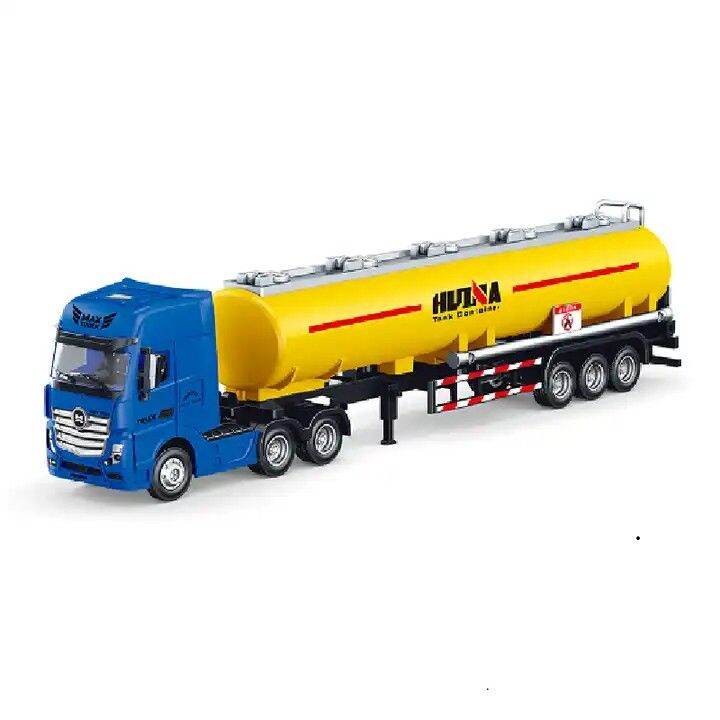Huina CY1912 Camion Cassone Ribaltabile Statico In Diecast, Scala 1/40, Giallo Modellismo