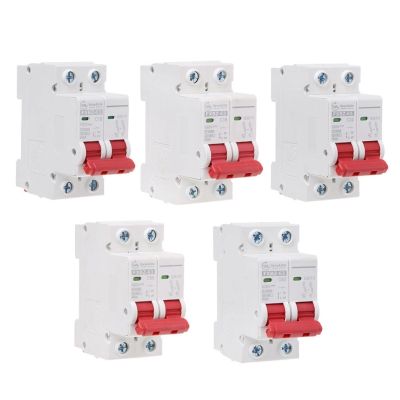 2P DC 1000V Solar Mini Circuit Breaker 10A/16A/32A/50A/63A DC Photovoltaic Mini Circuit Breaker