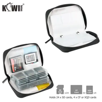 Waterproof Micro SD Card Case Pouch Holds 24x Memory Card Holder