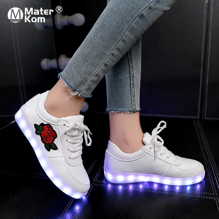 Size 27-42 Kids Usb Luminous Sneakers For Girls Boys Women Shoes With Light  Led Shoes Glowing Sneakers Krasovki With Backlight | Lazada Ph