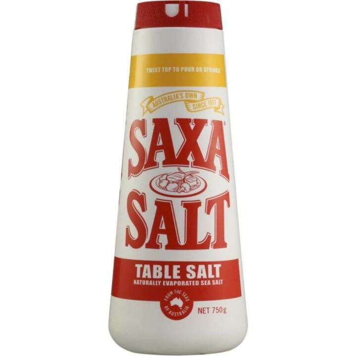 Saxa Table Salt Plain 750g | Lazada