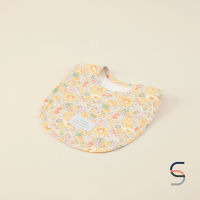 SARABARN Flower Bib | ผ้ากันเปื้อนเด็ก ผ้าซับน้ำลาย ผ้ากันเปื้อนลายดอกไม้ สีเหลือง