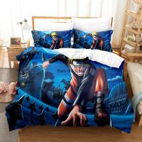 Ninja Uzumaki Uchiha Narutoes Duvet Cover Cartoon Bedding Set Double 200x200 Size for Kids Boy Girls Bedroom Decor Home Textile