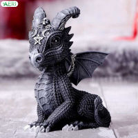 AERJ Outdoor Garden Dragon Statues Landscaping Ornament Gothic Dragon Statues for Garden Lawn Yard