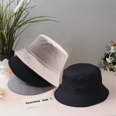 ；。‘【； Solid Color Black Foldable Fisherman Hat Fashion Beach Sun Hat Street Headwear Fisherman Outdoor Fishing Hat Men And Women Hats