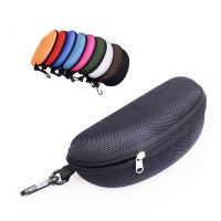 【cw】hot 1PCS Eyewear Cases sunglasses case for box with lanyard zipper eyeglass ！