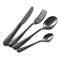 （glistening shop）4ชิ้น/เซ็ตชุดช้อนส้อม ForDinnerFlatware Set ชุดอุปกรณ์ยึดอเนกประสงค์