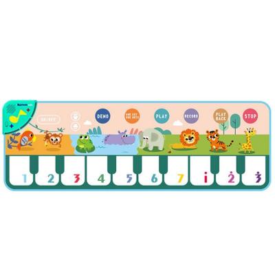 Baby Musical Mats Animal Sounds Keyboard Touch Playmat Early Education Toys Gift for 12-36 Months Toddlers Boys Girls show