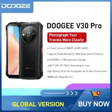 5G DOOGEE V30 PRO Rugged Phone Android Mobile Waterproof Hi-Res Speaker  32+512GB