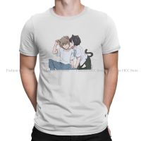 Umibe No Etranger Anime Tshirt For Men Cat Mio X Shun Humor Leisure Tee T Shirt Novelty New Design