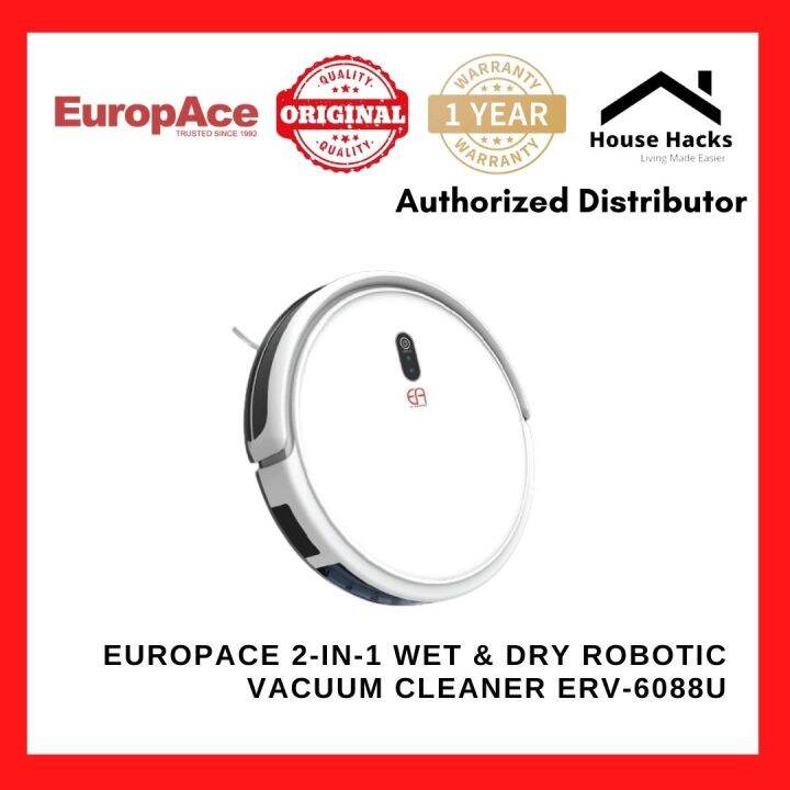 Europace 2In1 Wet & Dry Robotic Vacuum Cleaner ERV6088U (House Hacks
