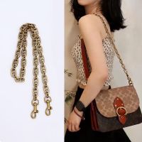 suitable for COACH beat pig nose ancient gold chain replacement old flower saddle bag thick chain Messenger shoulder strap accessories