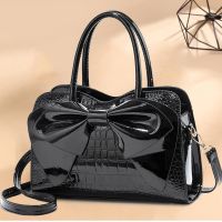 [กระเป๋าแฟชั่นสุดฮอต688] Bolso Con Asa Superior Y Patrón De Cocodrilo Para Mujer Bolsa De Hombro De Cuero PU Bolso De Mano De Gran Capacidad Para Compras S