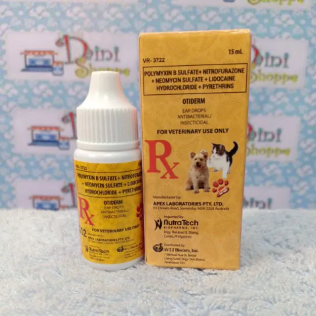 Otiderm Ear Drops for Dogs and Cats 15ml Lazada PH