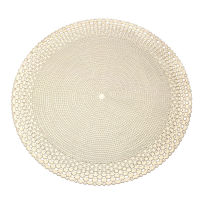 468PCS Hollow Round PVC Placemat Table Mats Coaster Pads Heat-Resistant Wipeable Waterproof Anti-Slip Pad Home Decorating