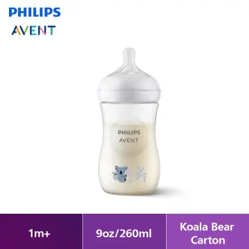 PHILIPS AVENT Natural Response Koala Decorated Baby Feeding Bottle 260ml 1m+