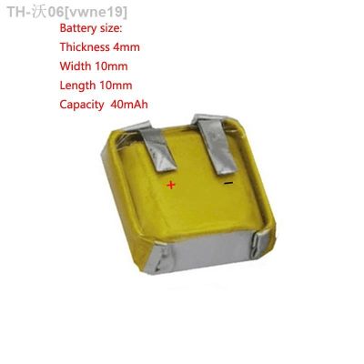 3.7v 40mah 401010 Rechargeable Lipo Lithium Polymer Battery For Wireless Earphone Speaker Smart Wear I7 i8 i9 i10 Headset MP3MP4 [ Hot sell ] vwne19