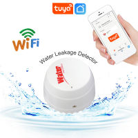 WiFi TUYA Water Leak Detector Flood Sensor ถังน้ำ Full Water Linkage Alarm Smart Life APP การตรวจสอบระยะไกล