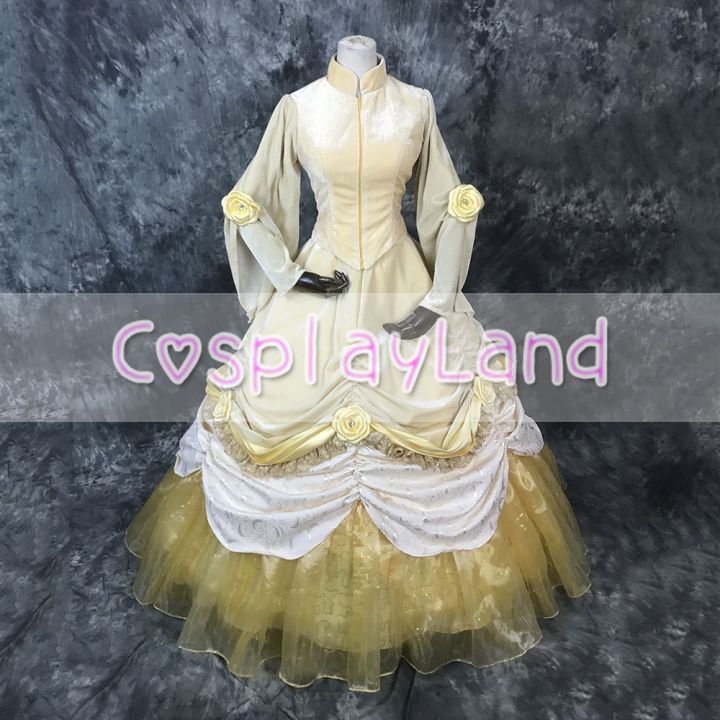 shuaiyi-fantasia-คอสเพลย์-da-bela-com-มังงะ-comprida-vestido-de-princesa-amarelo-petticoat-และ-la-o