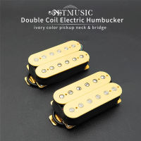 กีตาร์ไฟฟ้า Double Coil Humbucker กีตาร์ไฟฟ้า Pickup Bridge หรือ Neck Pickup สำหรับเลือก Ivory