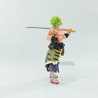 Dragon Ball Super Samurai Broli Action Figure Super Saiyan Katana Model Dolls Toys For Kids Gifts Collections