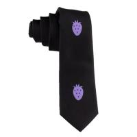 Anime JoJo Bizarre Adventure KILLER QUEEN Kira Yoshikage Skull Neck Tie Necktie Cosplay Easter Carnival Accessories Prop Gift