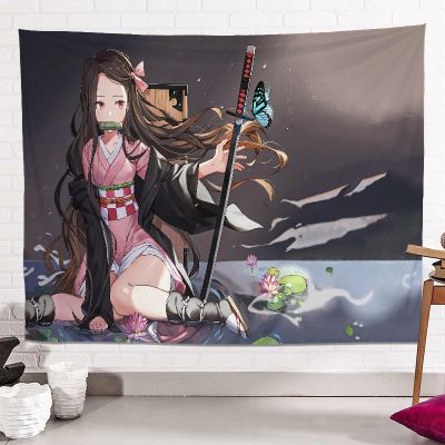 ♣✤ Kawaii Room Decor Hanging Cloth Anime Background Cloth Bedroom Room Bedside Wall Cloth Decorative Cloth Tapestry Cute Room Decor