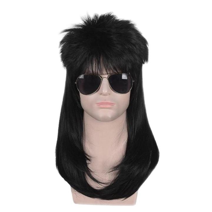 80s-rocking-mullet-wig-black-straight-wig-halloween-costume-rocker-punk-wig-punk-rock-party-short-curly-cosplay-halloween-mullet-head-synthetic-wig-high-disco-wig-kindness